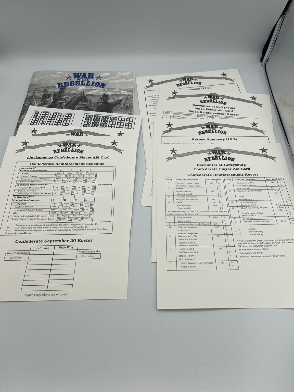 Decision Games Wargame War of the Rebellion