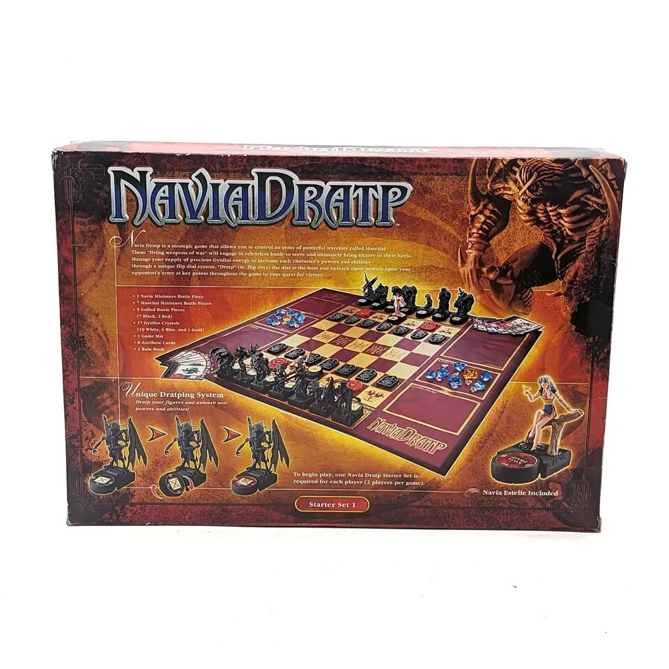 BOARD GAME: Bandai Navia Dratp Collectible Miniatures Board Game Starter Set 1