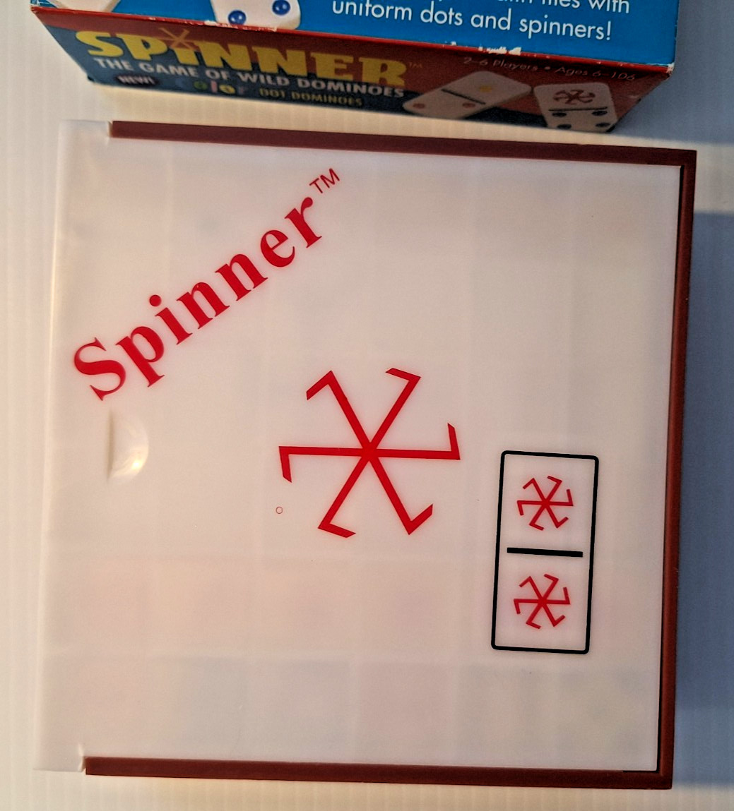 Vintage “Spinner: The Game of Wild Dominoes” Double 9 Set – Brand New