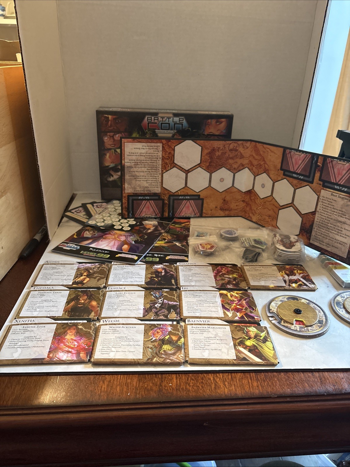 BATTLE CON Fate of the Indines Standalone Dueling Card Game Complete