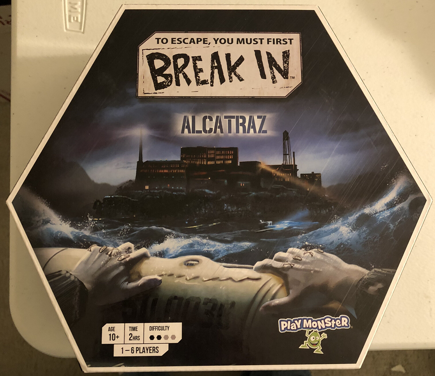 Playmonster Break In Alcatraz Escape Game Ages 10+ 1-6 Players