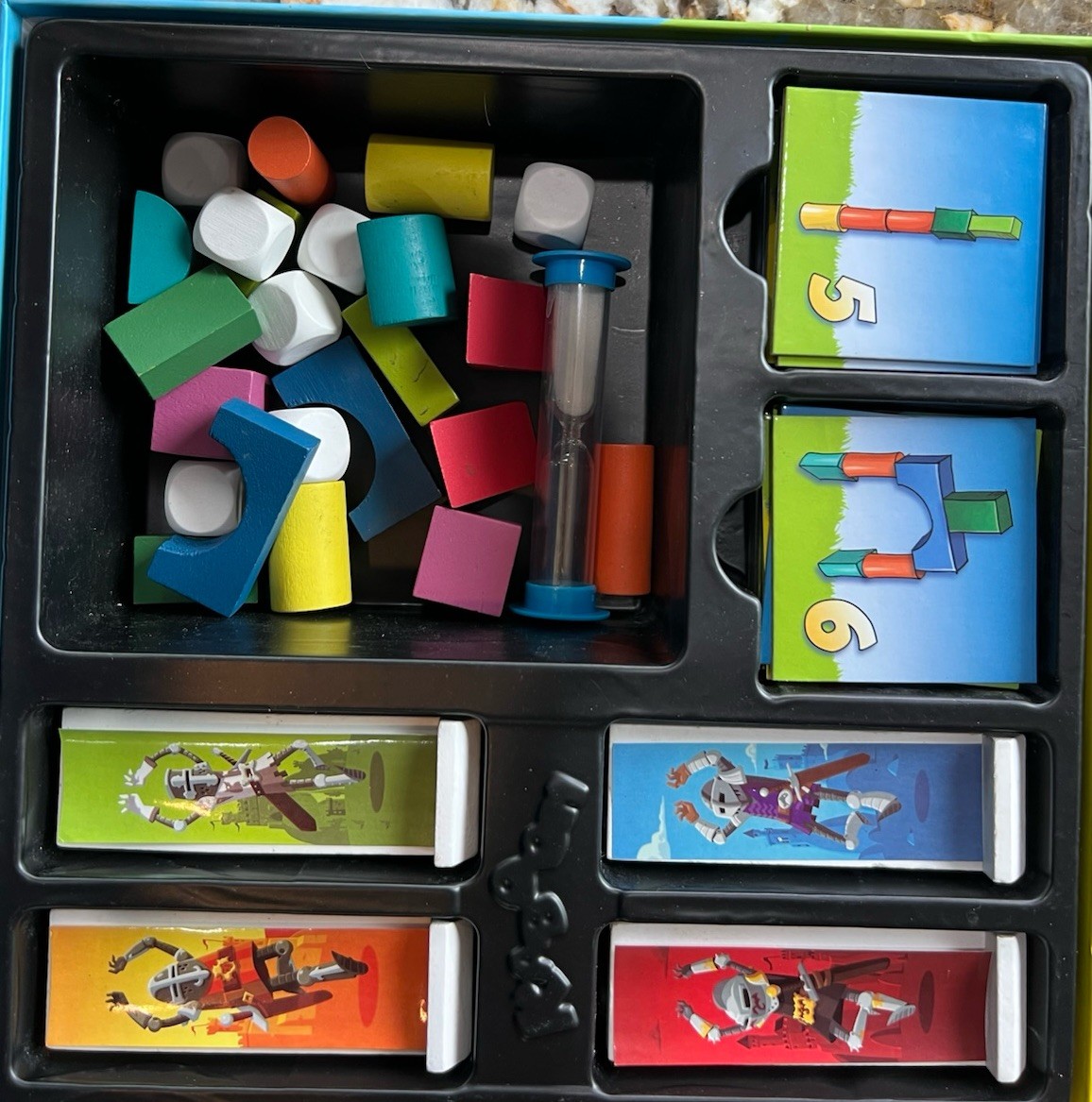 kaboom board game – building stacking crashing game