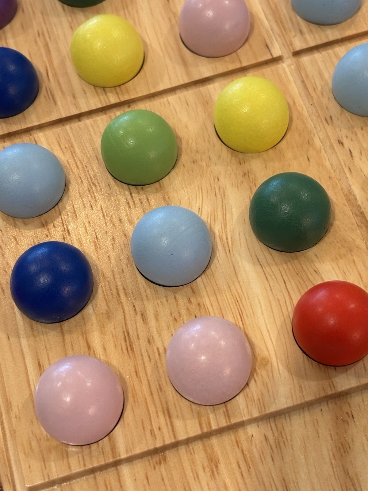 Colorku Sudoku Puzzle Replacement Set of Wooden Balls – 1 Set of all 9 Colors