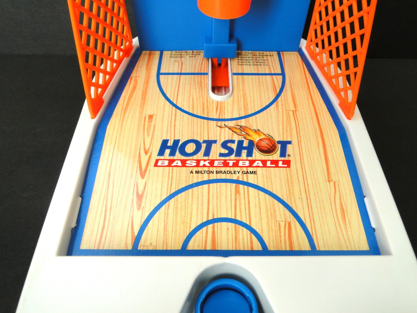Vintage 1992 Milton Bradley: Hot Shot Basketball *TESTED (NO Basketballs)