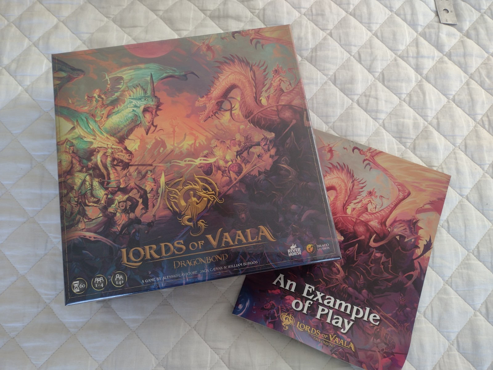 New Draco Studios Dragonbond Lords of Vaala Asymmetric Strategy Board Game