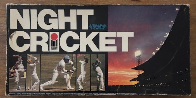 VINTAGE 1978 – World Series Cricket WSC -Night Cricket Board Game – RARE