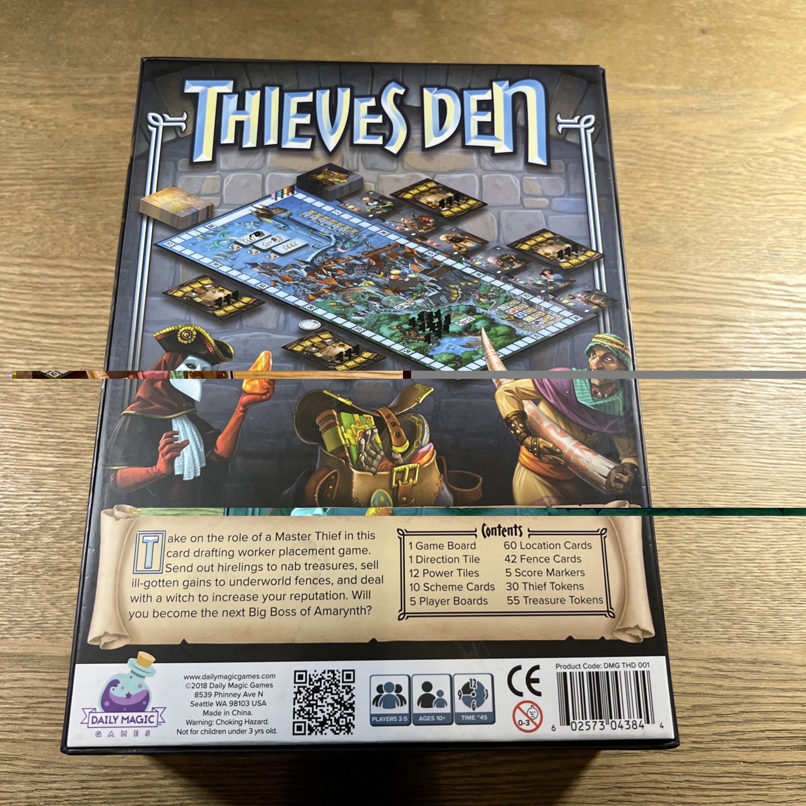Thieves Den Board Game New Sealed + Fortune Favors the Bold Daily Magic Games