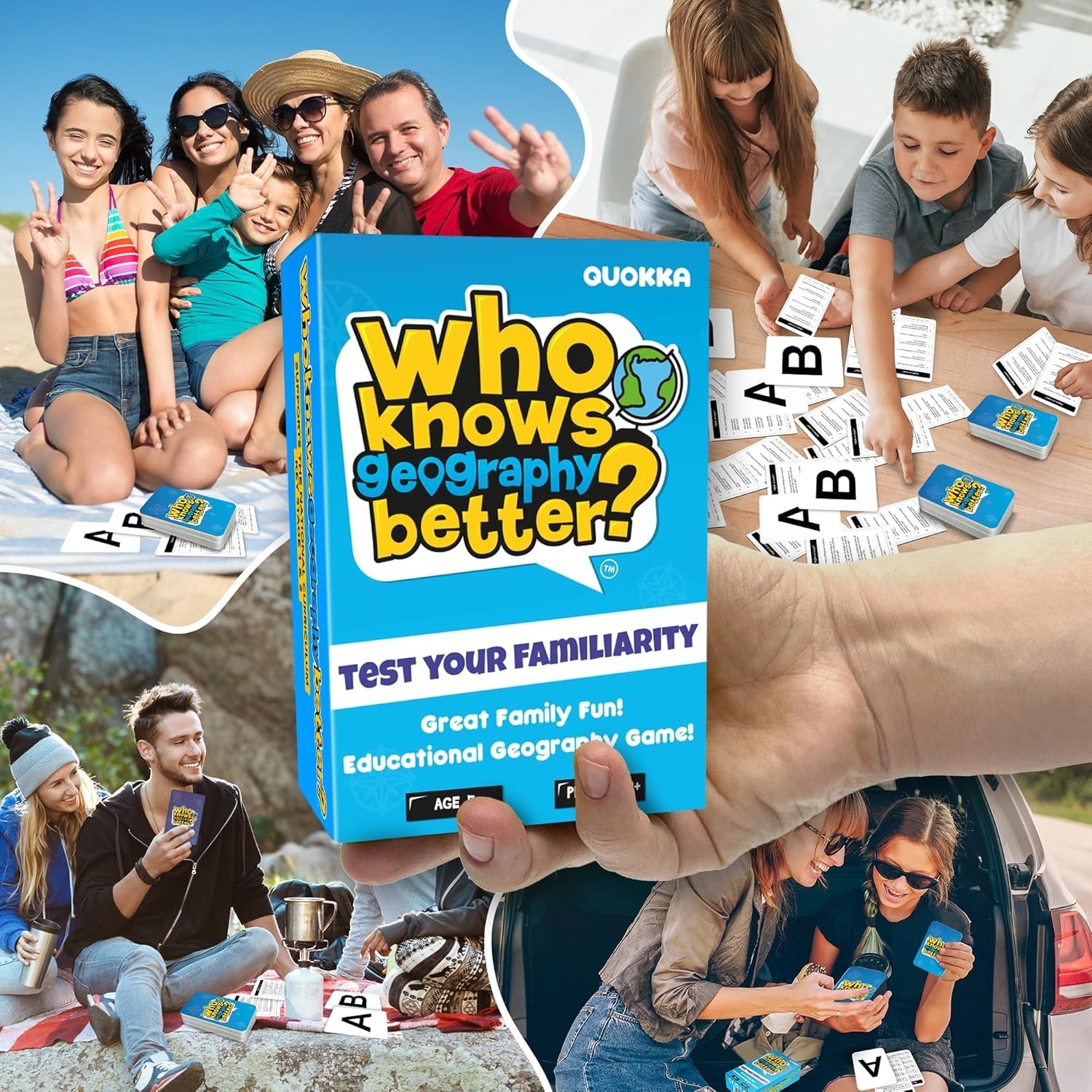 Interactive Geography Trivia for Kids 8-12: 500+ Family Game Night Questions