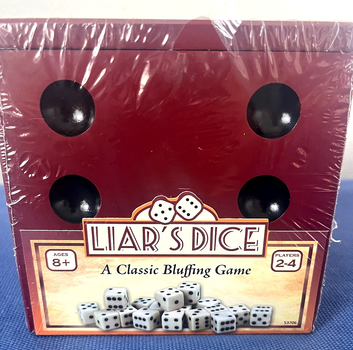 New Liar’s Dice Bluffing Game By Front Porch Classics 2-4 Players Sealed