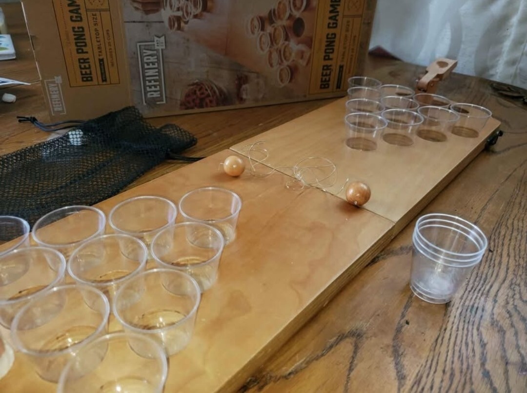 Mini Beer Pong Game-see Description