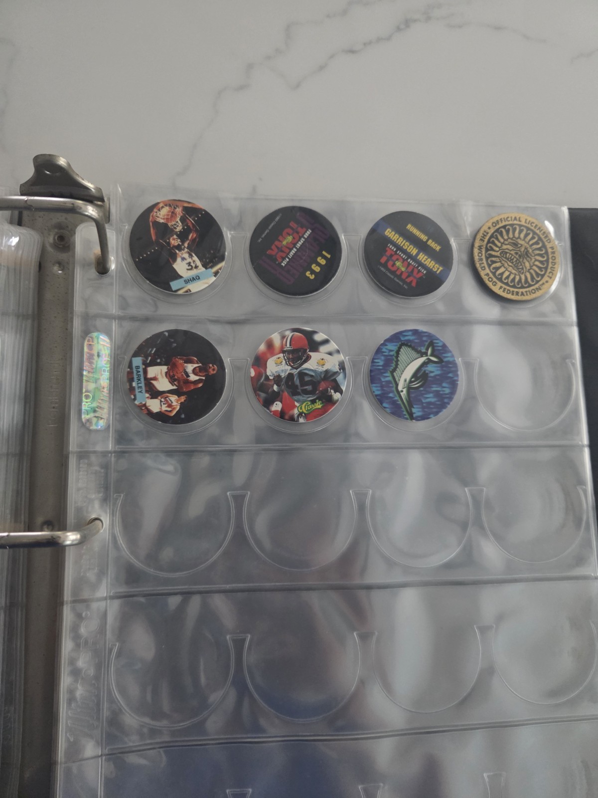 LOT of Vintage 1990’s POGS w/ Binder – 225 Pogs Total!