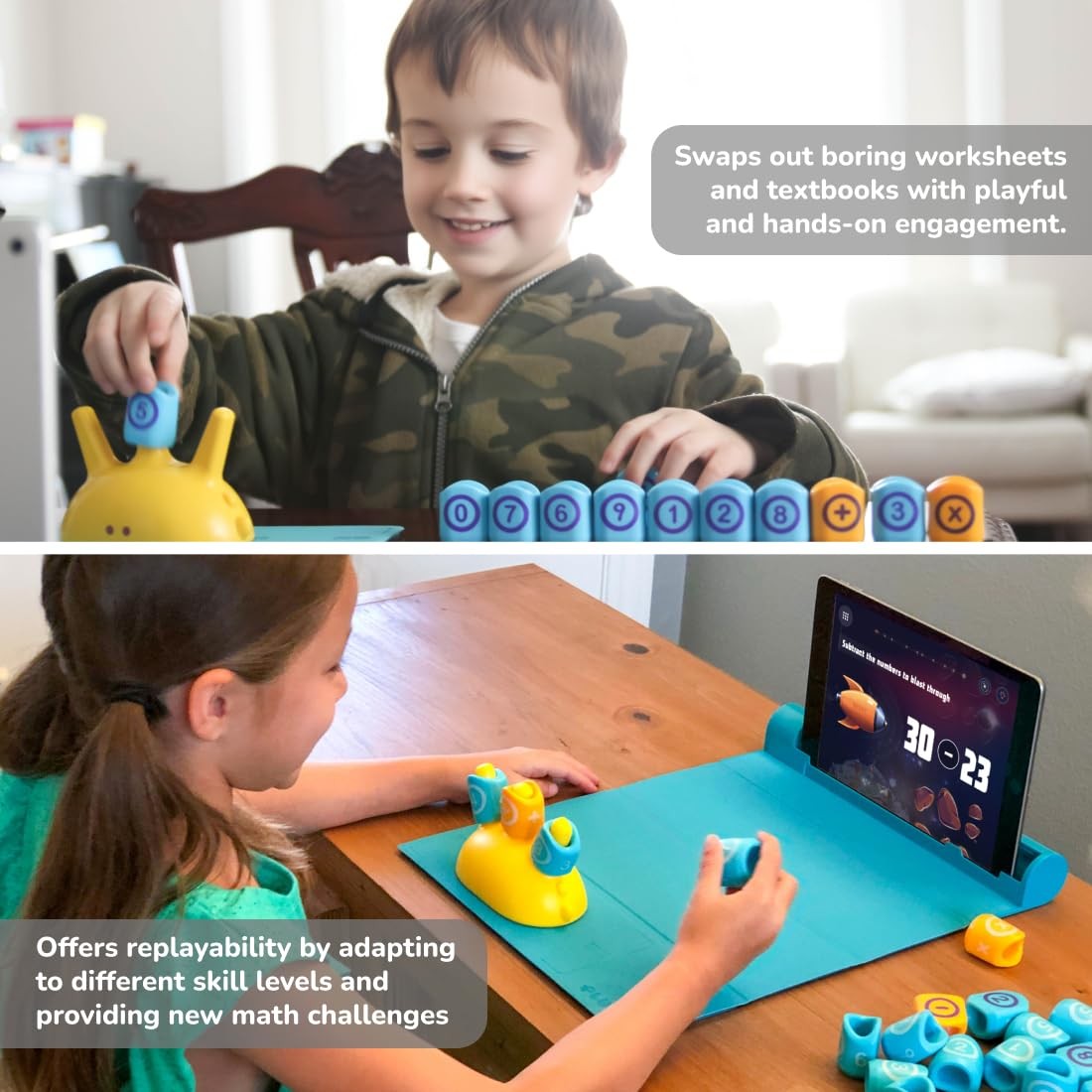 STEM Learning Toy Math Games Kids 5-7 Plugo Count Interactive Kit PlayShifu Gift