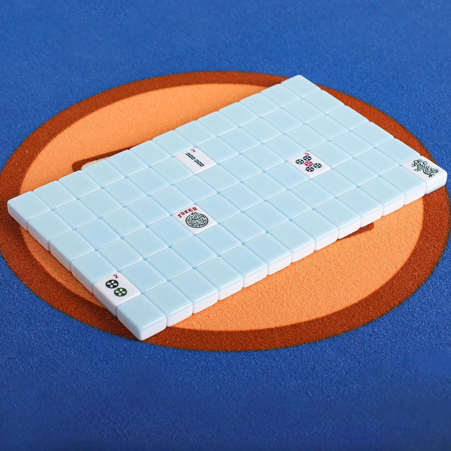 American Mahjong Tiles Set, 166Pcs 1.2’’ Light Blue Tiles Only Set