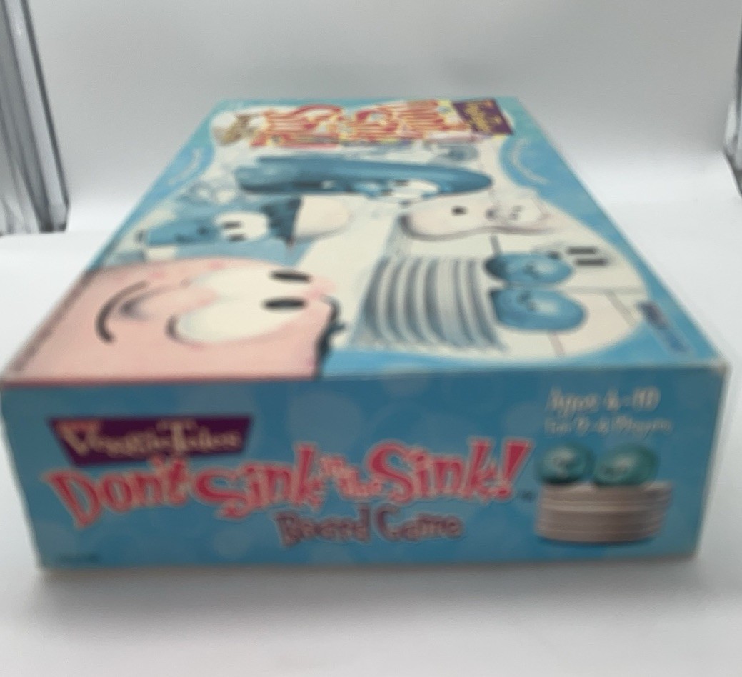 1999 Don’t Sink in the Sink! VeggieTales Board Game Big Ideas Veggie Tales