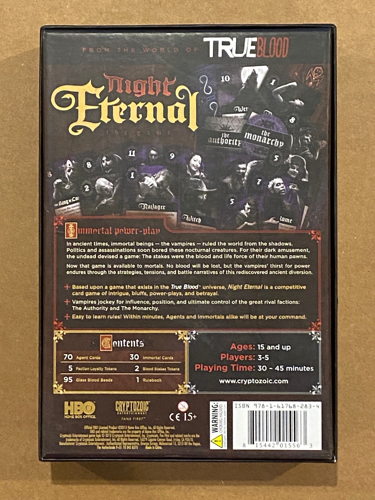 Night Eternal The Game – True Blood W/ The Judge & Bloody Rajya Promo Cards