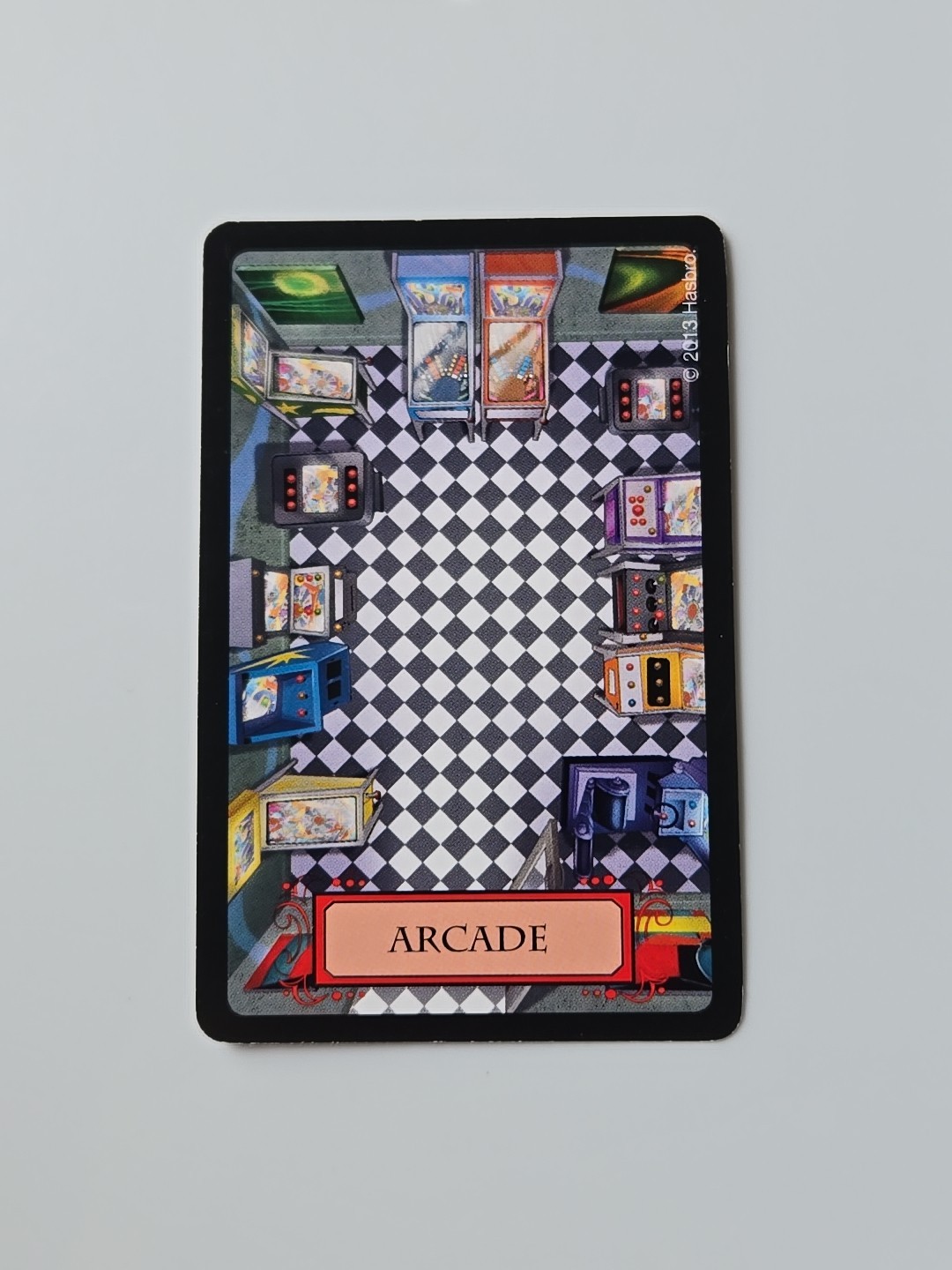 2013 Clue Classic Location Arcade Rental Where Card Replacement Game Piece Part