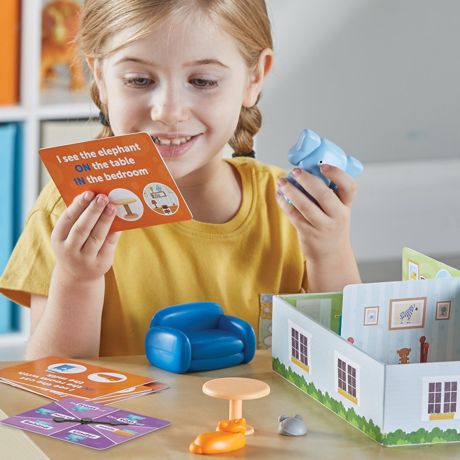 Learning Resources Elephant In The Room Positional Word Activity Set – Toddler