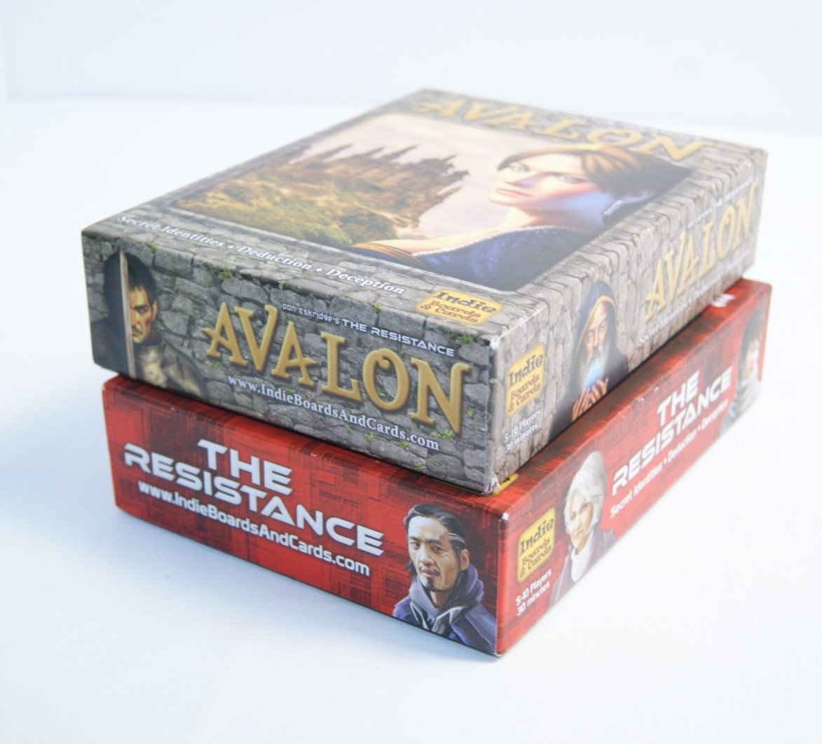 The Resistance & Avalon Lot of 2 Games by Indie Boards & Cards See Details