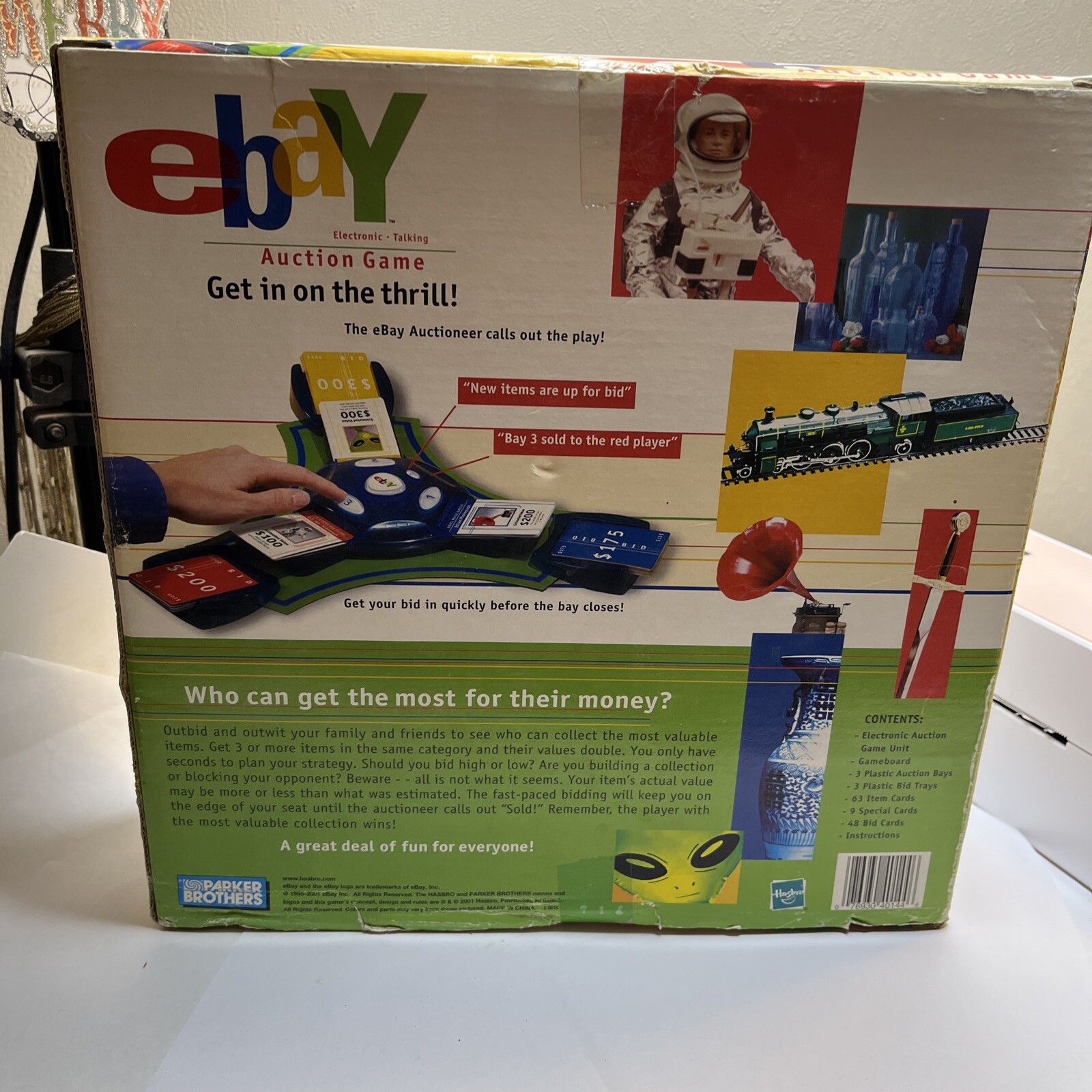 Vintage 2001 eBay Auction Electronic Talking Board Game Hasbro Never Opened