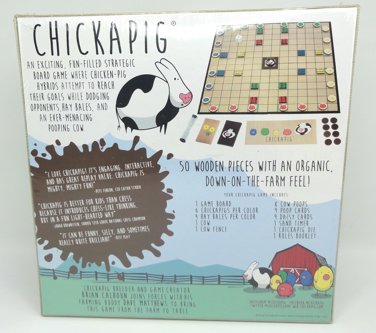 Chickapig Board Game Brand New SEALED 2020 Buffalo Games Farm to Table