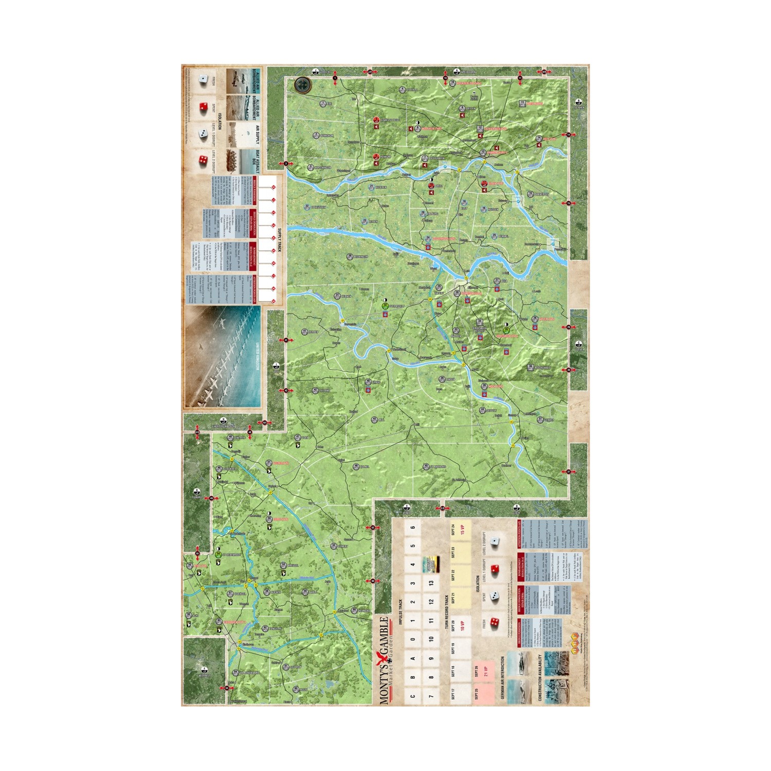 Multiman Wargame Monty’s Gamble – Market Garden (2nd Ed) Box VG+/NM