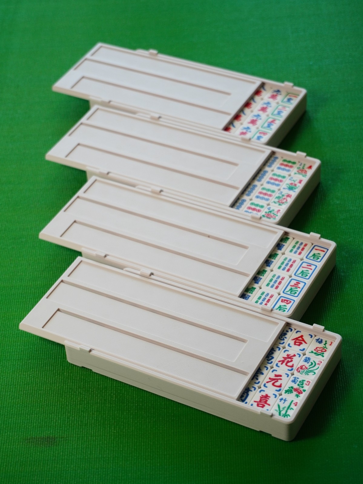 Travel Vietnamese Mahjong 160 Set / Mạt Chược / Mat Chuoc (Green)