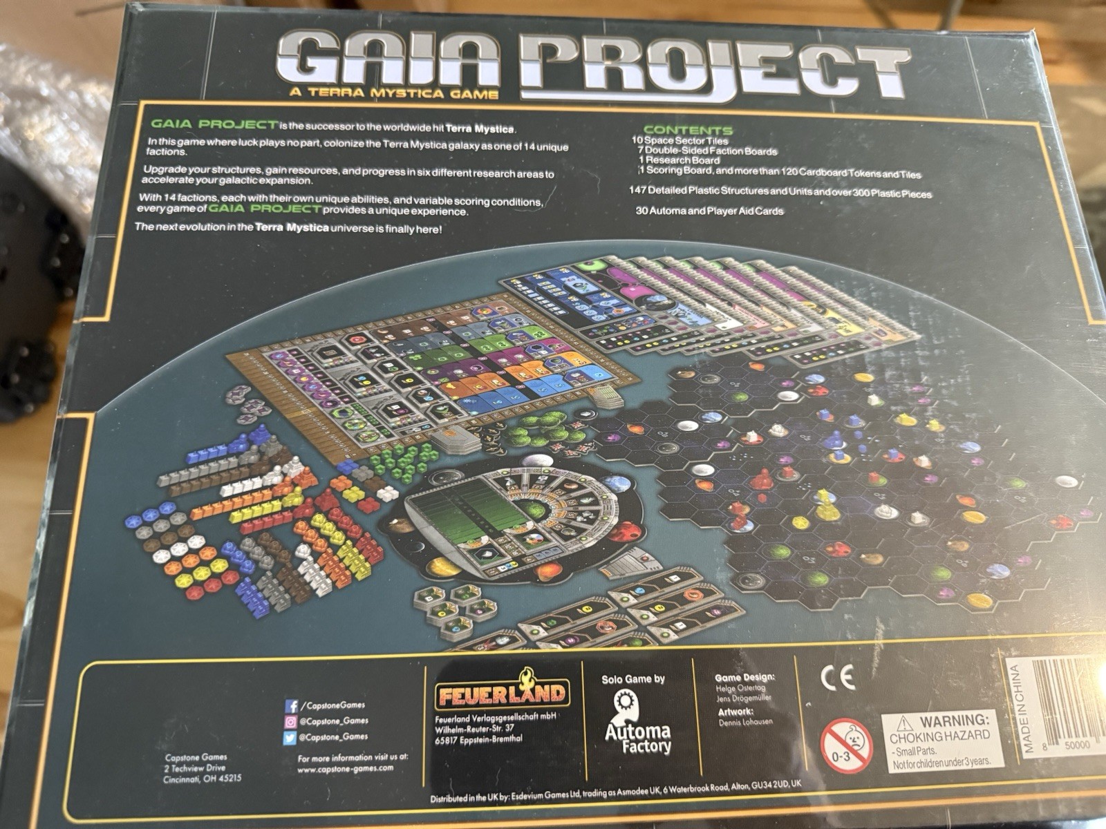 Gaia Project A Terra Mystica Board Game New Sealed