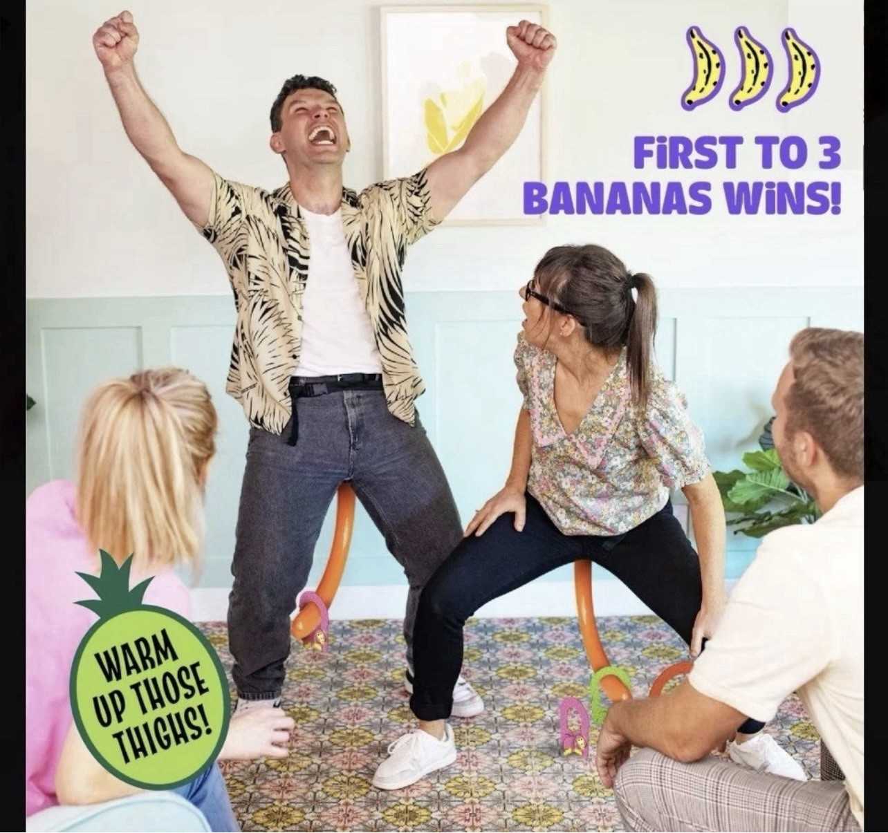 It’s Bananas! The Monkey Tail Game – Funny Family & Party Game for Kids & Adults