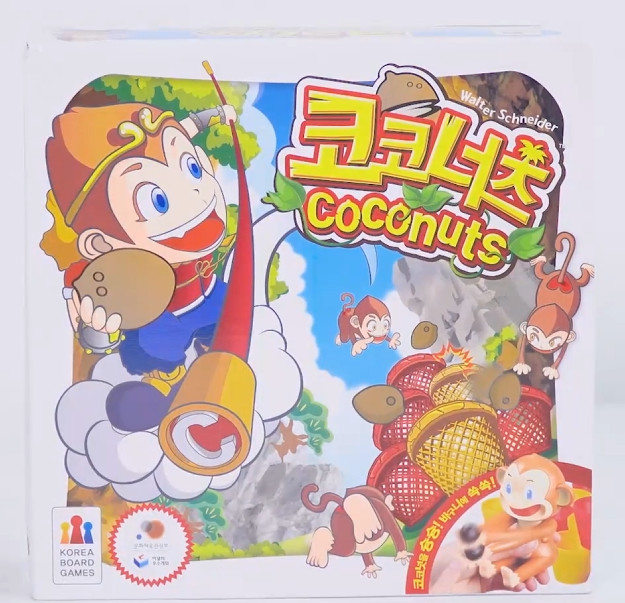 Korea Board Games Coconuts 1pc Korean Kids Play Action Cards Game Board