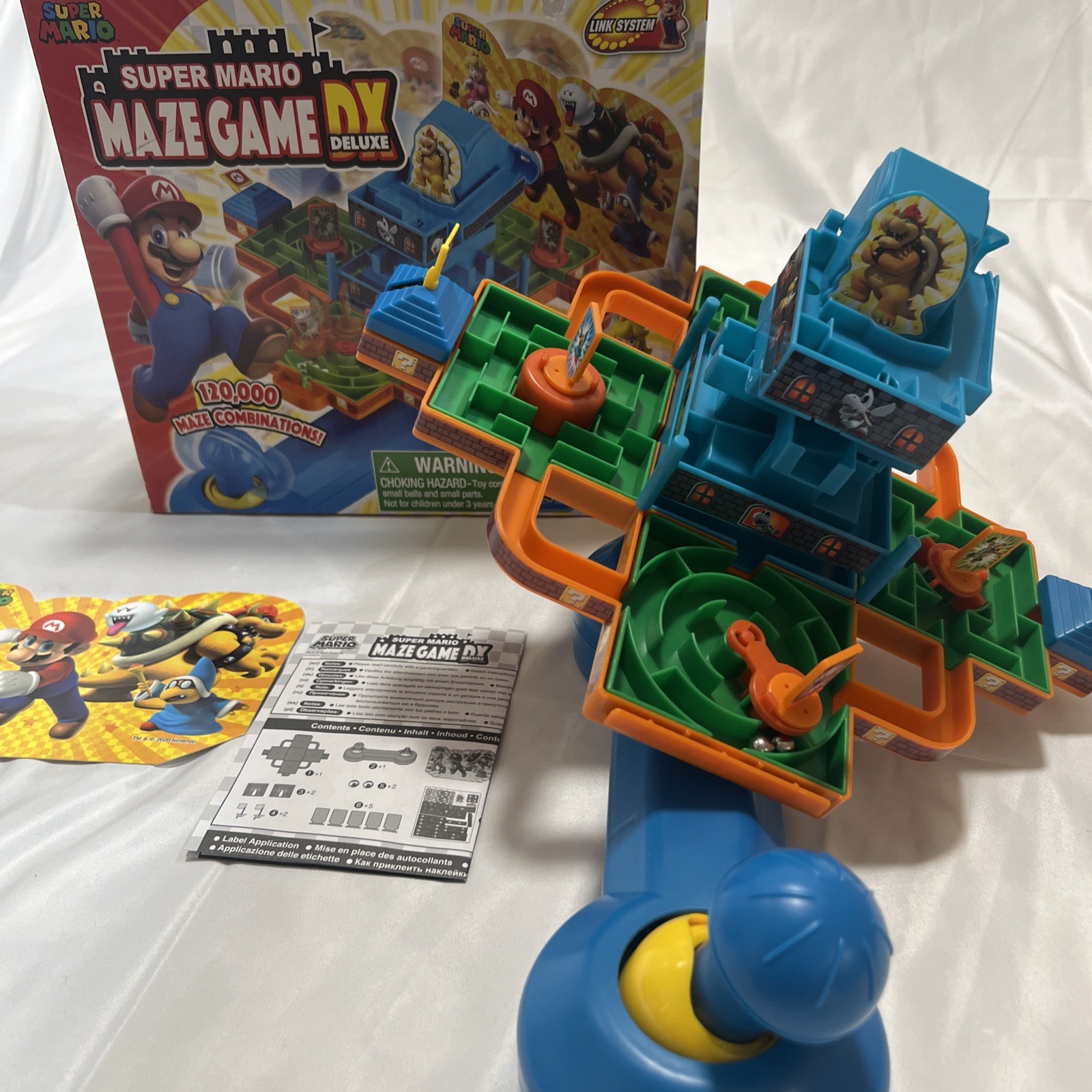 Epoch Games Super Mario Adventure DX Tabletop Skill and Action Game.