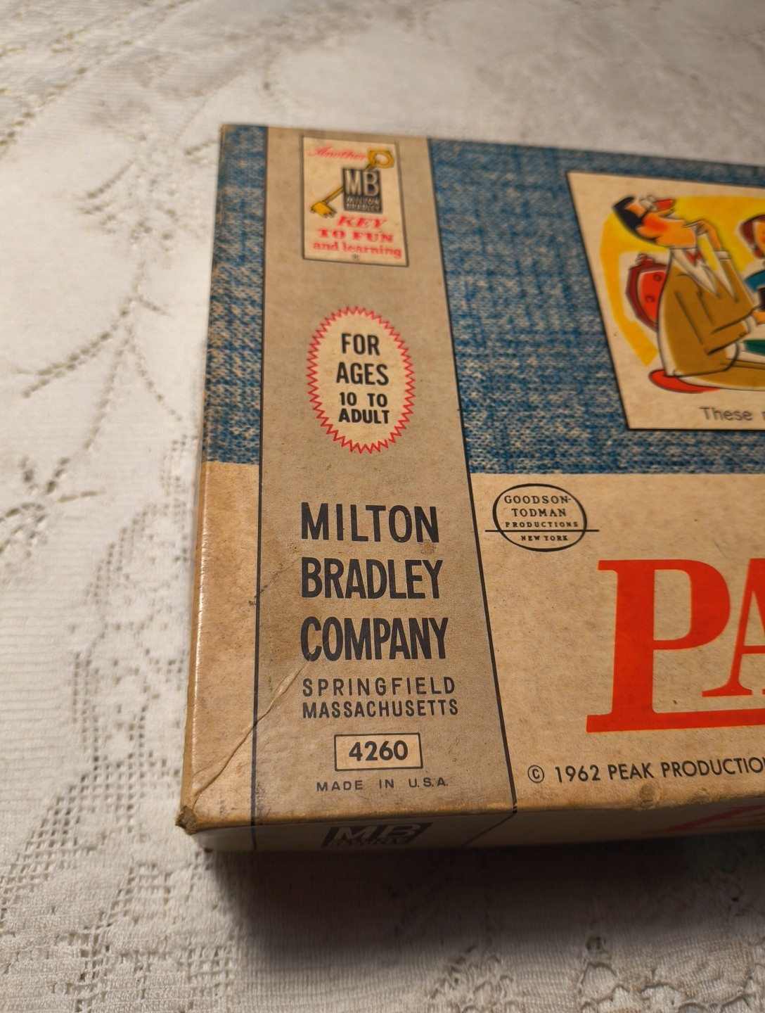 Password Board Game Milton Bradley #4260 Vintage TV Show Game 1962