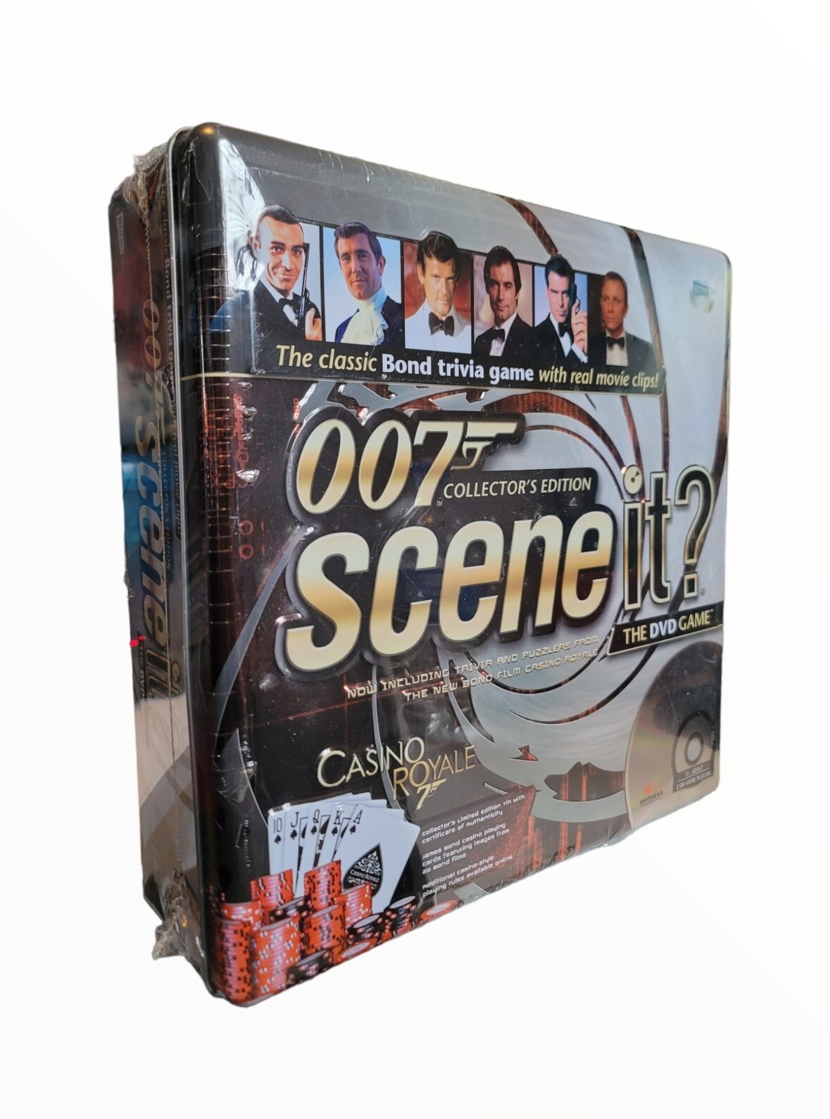 Scene It DVD Game James Bond 007 Collectors Edition Tin Casino Royale 2006