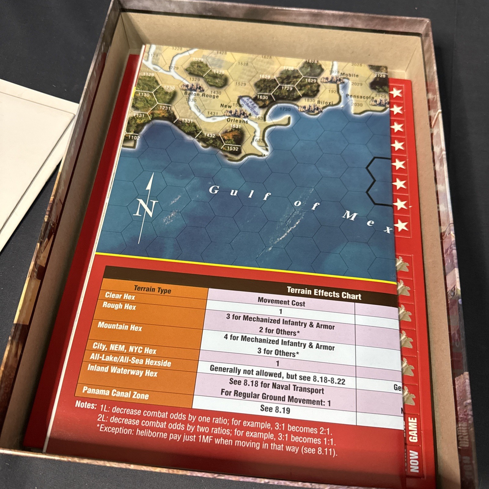 ONE SMALL STEP GAMES AMERICA FALLING Board Game Opened Unpunched