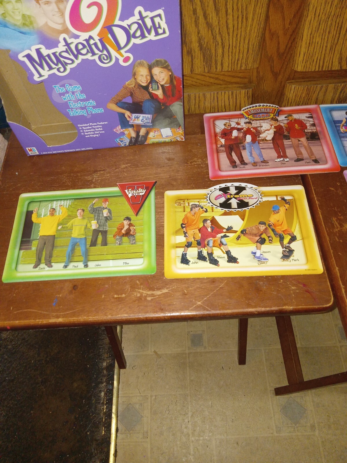 Milton Bradley Mystery Date Game Vintage 1999 *Replacement Picture Frames ONLY