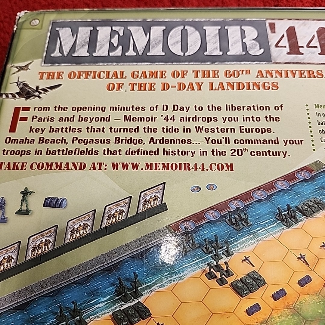 Days of Wonder Memoir 44 WWII Board Game Richard Borg COMPLETE IN BOX