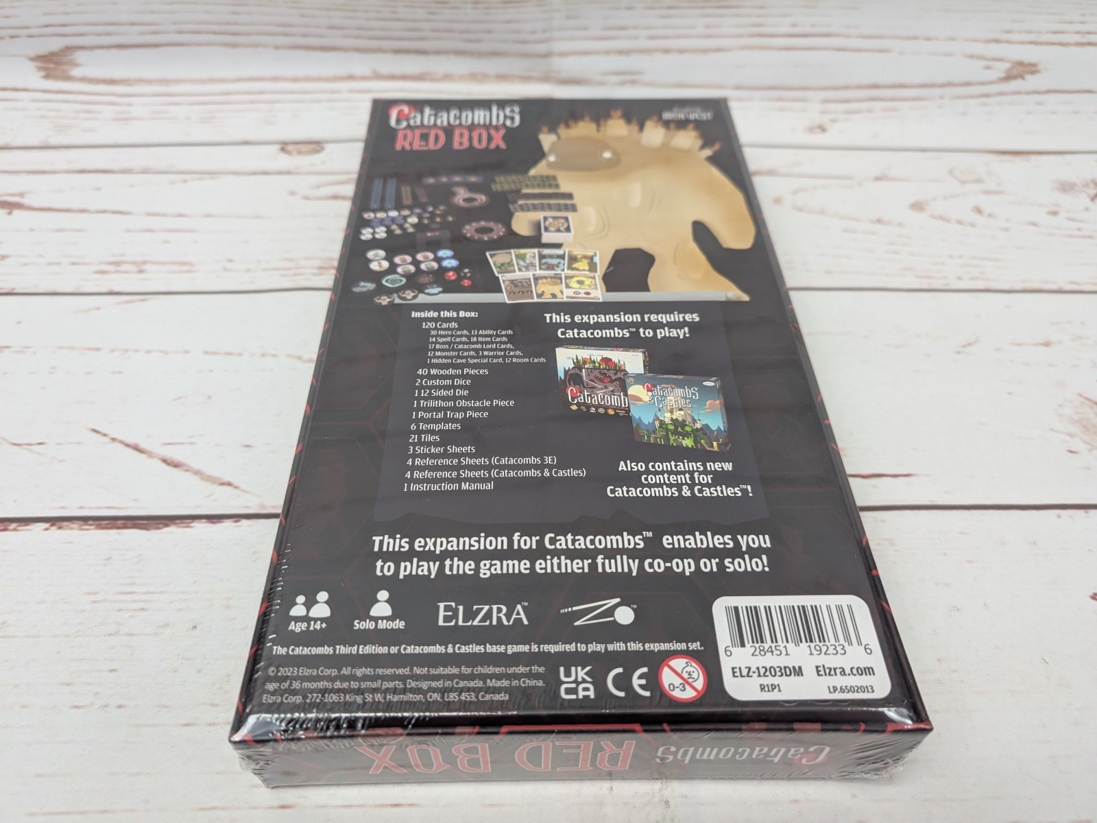 Catacombs Red Box Expansion Elzra Games Dexterity Board Game NIS