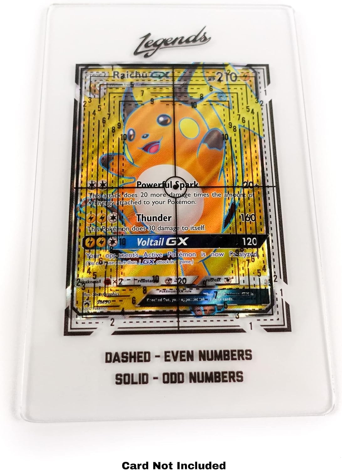 Legends Card Grading Centering Tool by Envy Born Games | Cleaning Cloth Kit Mate