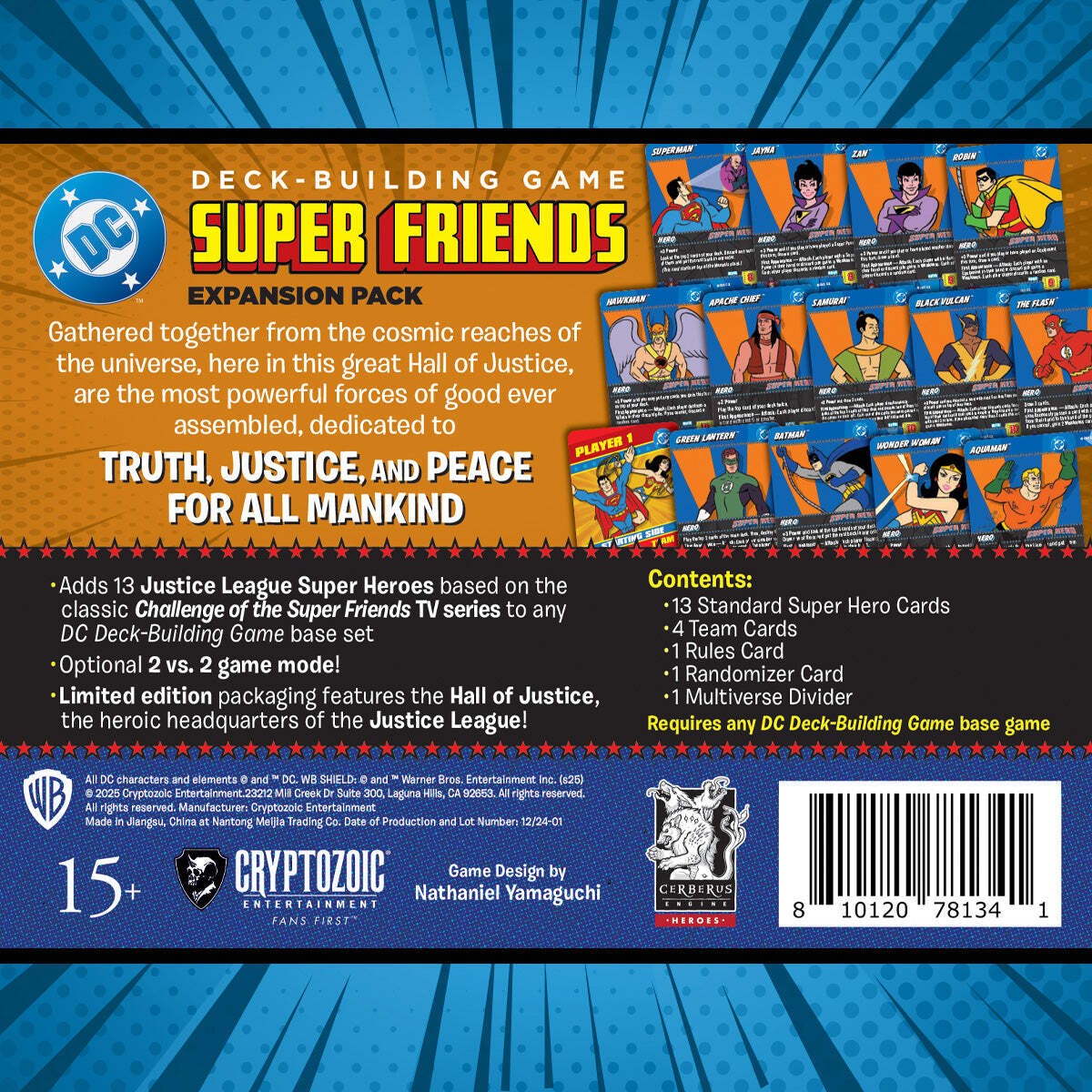 DC Deck-Building Game: Super Friends Expansion Pack (Kickstarter Exclusive)