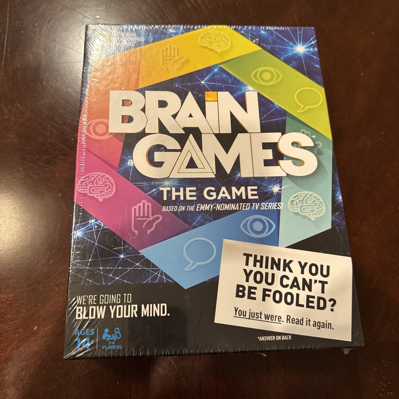 BRAIN GAMES National Geographic The Game NEW And Sealed -Unopened.