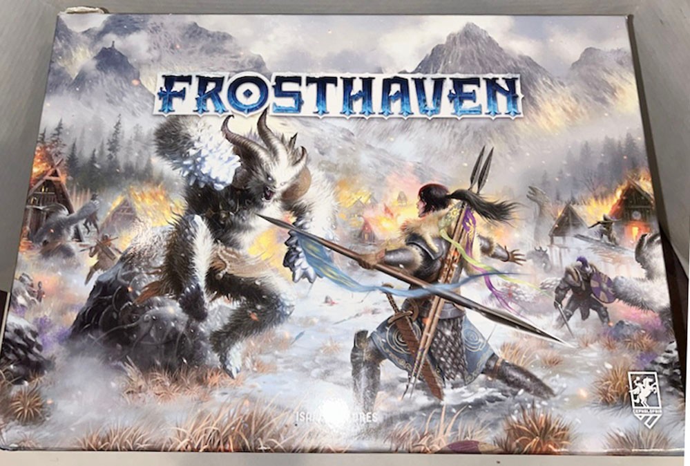 2024 Cephalofair Games Frosthaven Kickstarter RPG Board Game NIB.Light Box Wear!