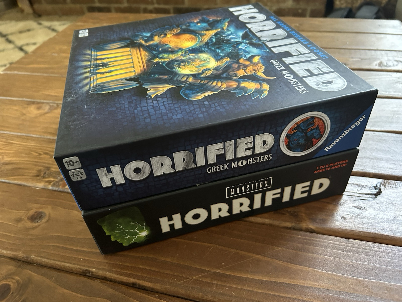 HORRIFIED! Board Game Bundle Universal & Greek Monsters (New/Unplayed)