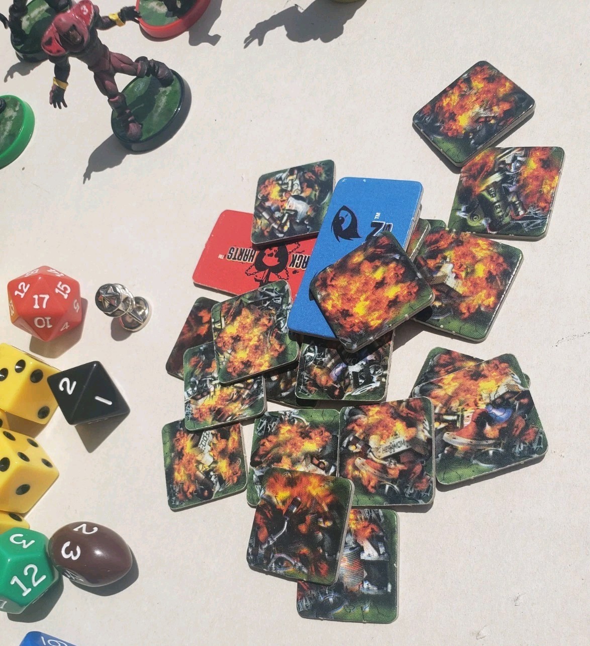 Vintage Battle Ball Future Football Game Replacement Pieces Figures Dice