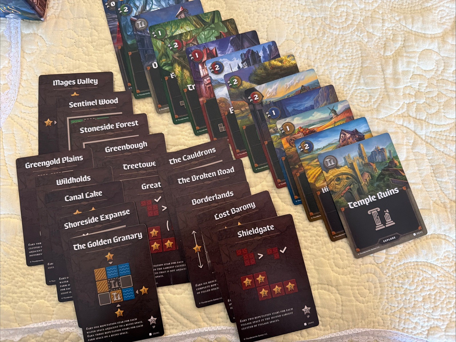Cartographers: A Roll Player Tale With Skills Mini Expansion & Ambush Expansion