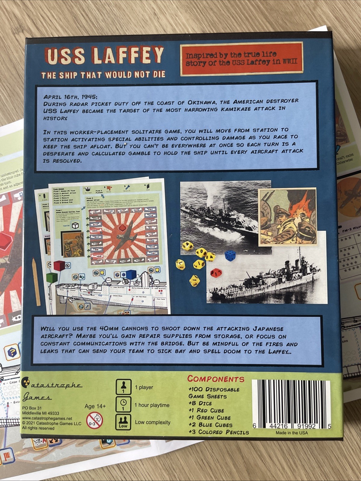 USS Laffey Solitaire Wargame