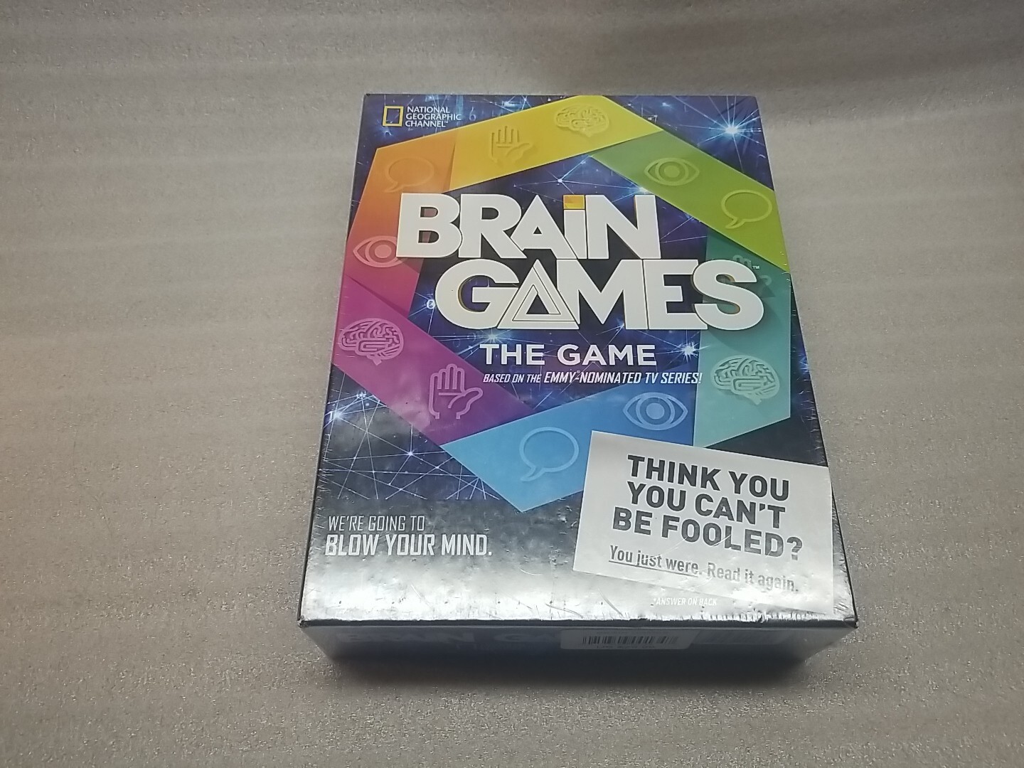 National Geographic Channel Brain Games The Game Board Game NEW SEALED