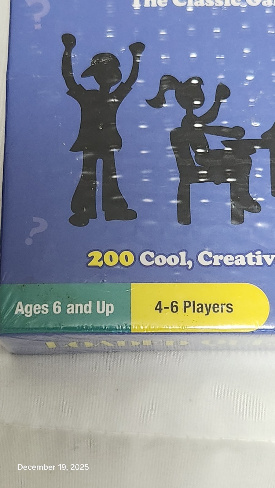 LOADED QUESTIONS JUNIOR GAME, Ages 6+, 4-6 Players New, Sealed Never Opened.