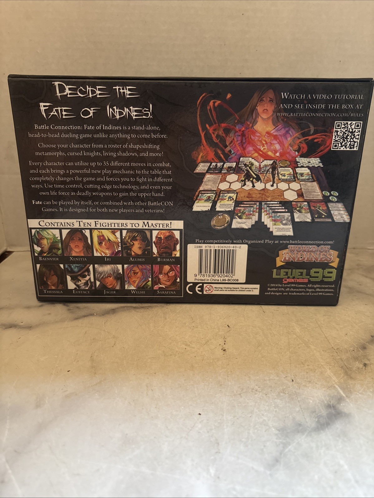 BATTLE CON Fate of the Indines Standalone Dueling Card Game Complete