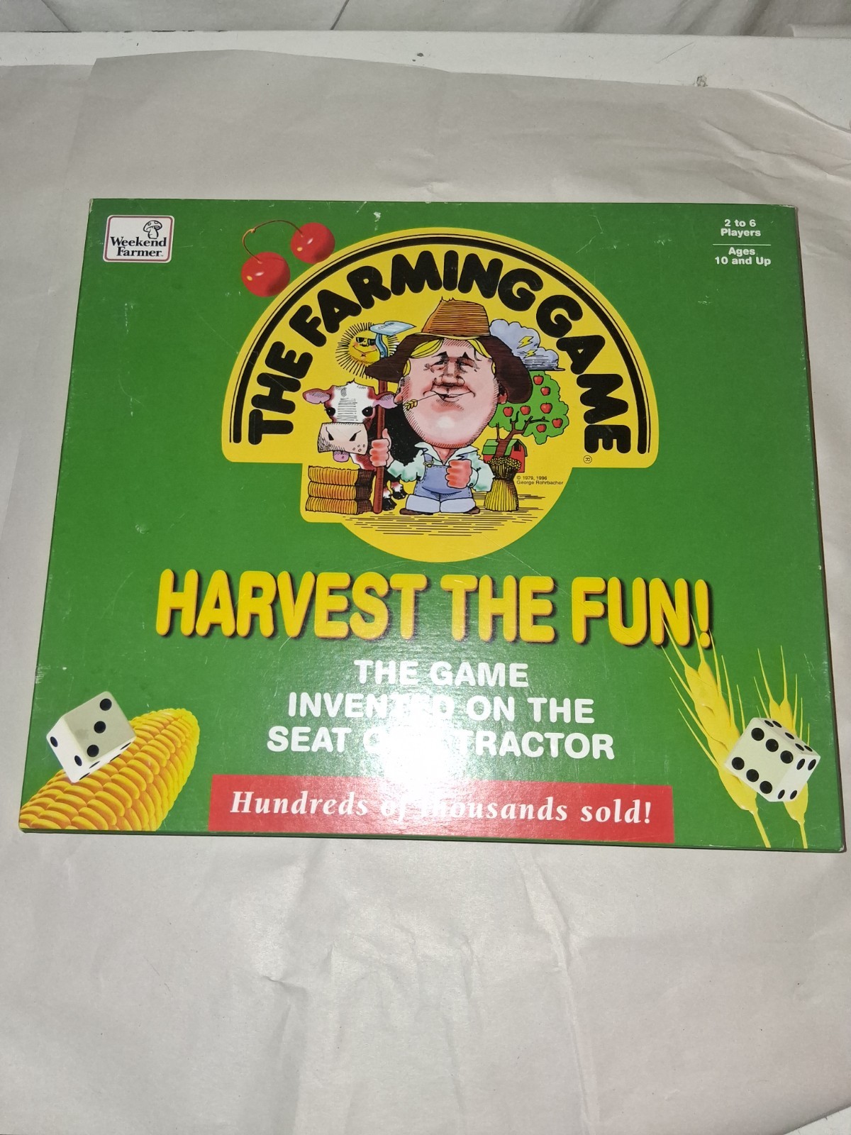 The Farming Game VINTAGE BOARD GAME The Weekend Farmer Co. Harvest 1996