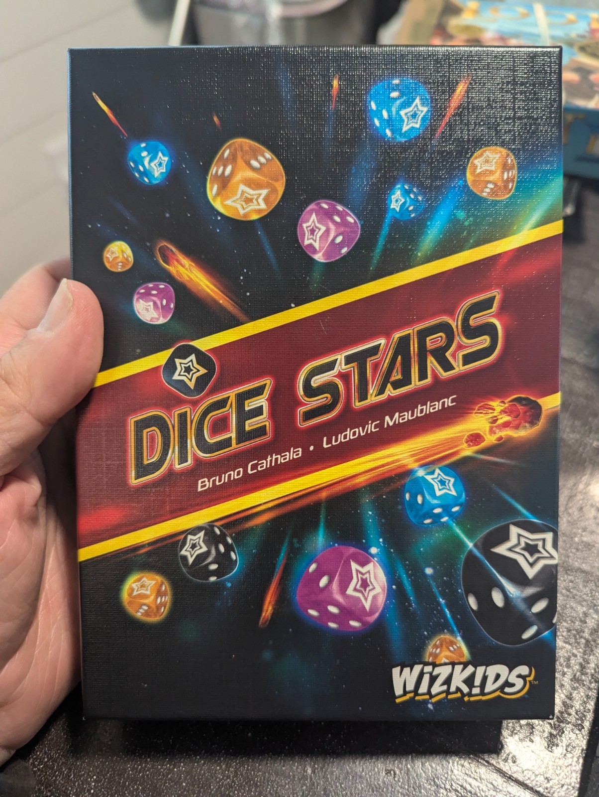 DICE STARS Dice Game Bruno Cathala WizKids 100% COMPLETE 2016