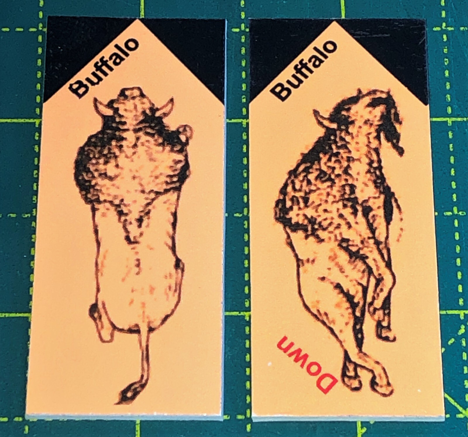 Gunslinger variant Critters, 105 counters, rules 1 page & quick ref 4 pages